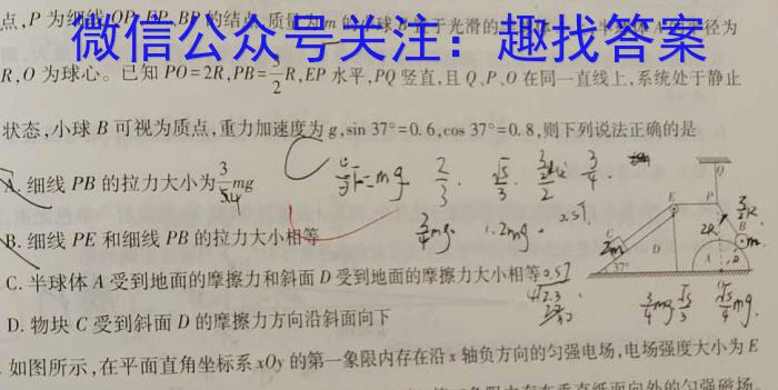 2023届全国普通高等学校招生统一考试(新高考) JY高三模拟卷(六)f物理