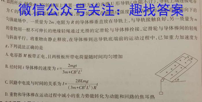 湖南省108所学校联考2022-2023学年高一下学期期中考试物理`