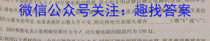 陕西省2023年高考模拟试题(一).物理