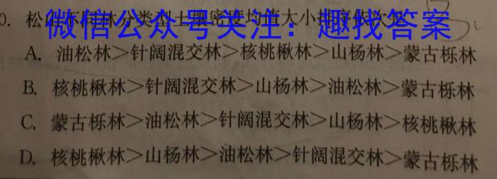 2025届河北大联考高一年级4月联考（005A·HEB）s地理