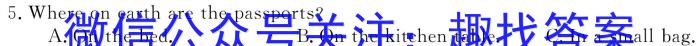 2025届广东大联考高一4月联考（23-388A）英语