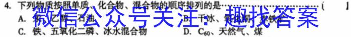 2023年陕西省初中学业水平考试全真模拟（四）B卷化学