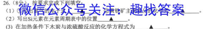 2023年河北省新高考模拟卷（六）化学