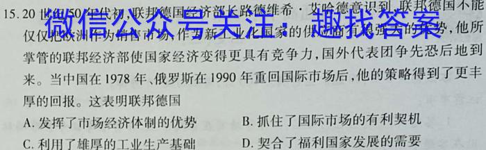 河北省2022-2023学年2023届高三下学期3月质量检测政治~