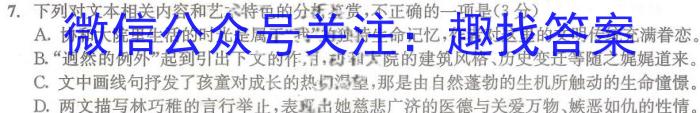 2023年普通高等学校招生全国统一考试 高考模拟试卷(三)(四)语文