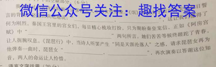 河南大联考2023年高三年级4月联考语文