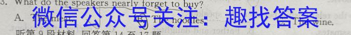 2023届名校之约·中考导向总复习模拟样卷 二轮(六)英语