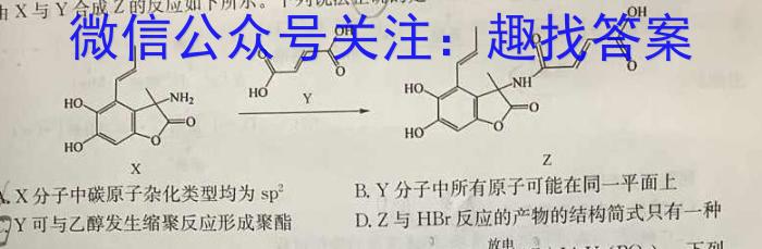 2023湖南九校联盟高三第三次联考化学