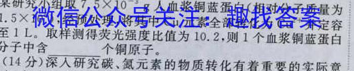 2023年东北三省四城市联考暨沈阳市高三质量监测(二)化学