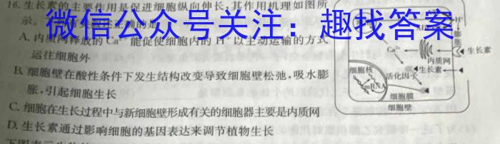 天一大联考 2023年高考全真冲刺卷(三)(四)生物试卷答案