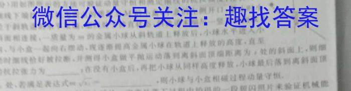 衡水名师卷 2023年辽宁名校联盟·信息卷(二)l物理