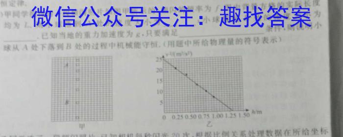 安庆示范高中2023届高三联考(2023.4).物理