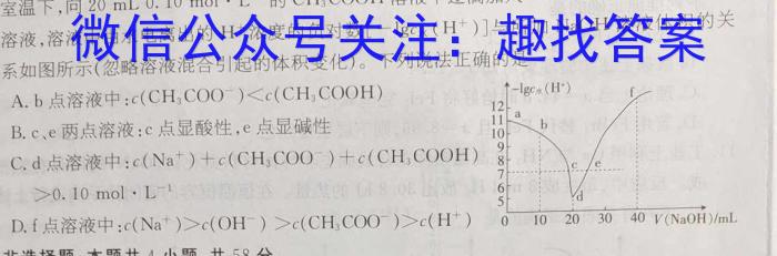2023年陕西省初中学业水平考试全真预测试卷A版化学