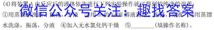 2023年普通高等学校全国统一模拟招生考试 高三新未来4月联考化学