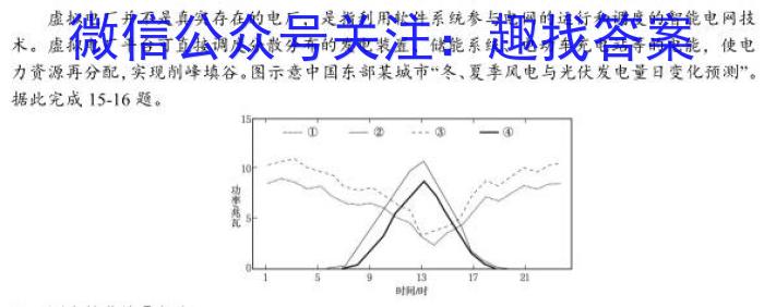 [晋一原创测评]山西省2023年初中学业水平考试模拟测评（二）s地理