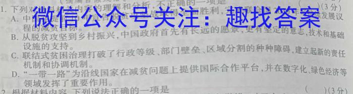 江淮名卷·2023年安徽中考模拟信息卷(七)语文