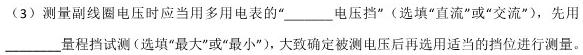 陕西省2023届临潼区、阎良区高三年级模拟考试（4月）-物理