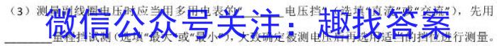 2023年多省大联考高三年级3月联考（◎）.物理