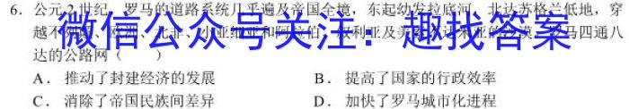 衡中文化2023年衡水新坐标·信息卷(三)历史