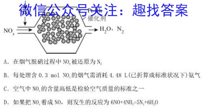 2023年万友中考模拟卷（四）化学