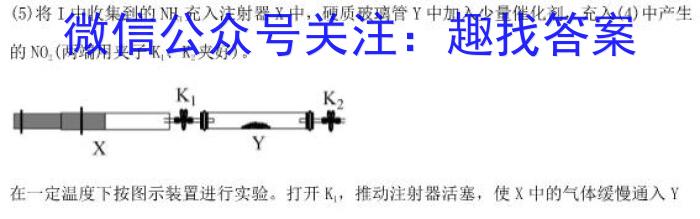 2023普通高等学校招生全国统一考试·冲刺预测卷XJC(四)4化学