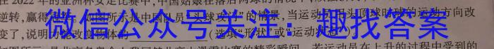 中考必刷卷·2023年安徽中考第一轮复习卷（九）l物理