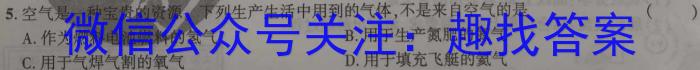 安徽省2023年第四次中考模拟考试练习化学