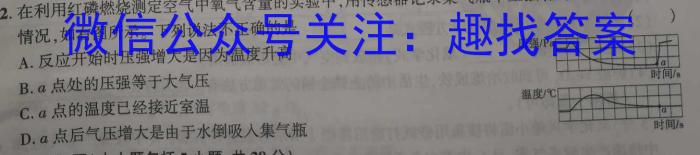 2023届衡水金卷先享题压轴卷(二)河北专版化学