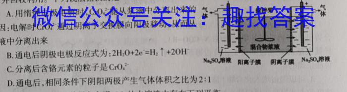 衡水名师卷 2023年辽宁名校联盟·信息卷(四)化学