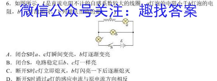 2023年湖北省新高考信息卷(五)f物理