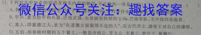 2023年普通高等学校招生全国统一考试(银川一中第二次模拟考试)语文