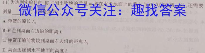 安师联盟2023年中考权威预测模拟考试（八）物理`