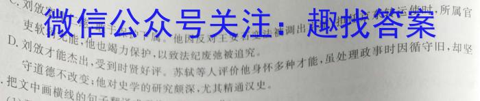 江淮名卷·2023年安徽中考模拟信息卷(八)语文