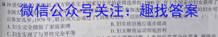 贵州省西南名师联盟2023届高考实用性联考卷(四)(黑白白黑黑白黑)政治~