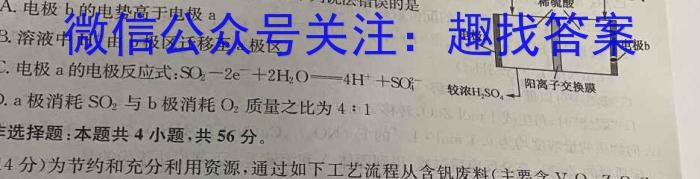 2024届广东大联考高二4月联考（23-350B）化学