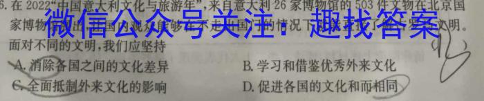2023年普通高等学校招生全国统一考试仿真模拟卷(二)&政治