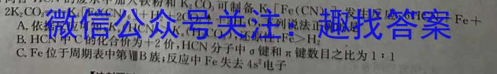 一步之遥 2023年河北省初中毕业生升学文化课考试模拟考试(六)化学