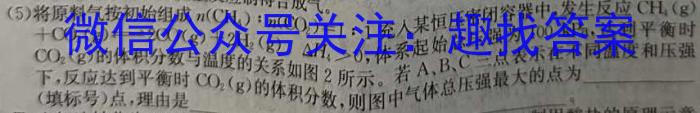 陕西省2023年普通高等学校招生全国统一考试 模拟测试(正方形包黑色菱形)化学