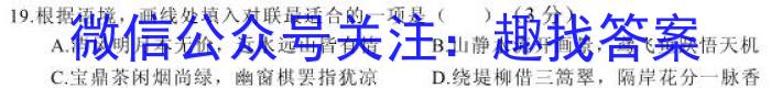 2025届黑龙江大联考高一年级4月联考（005A·JH）语文