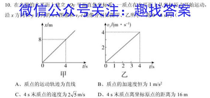 2023届河南省高三高考仿真适应性测试.物理