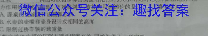 衡中文化2023年衡水新坐标·信息卷(四)物理`