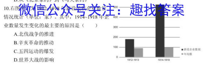 2023届中考导航总复习·模拟·冲刺·二轮模拟卷(二)历史