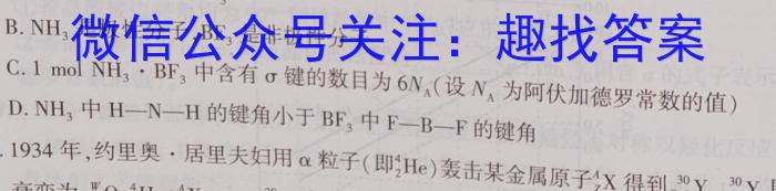 2023年陕西省初中学业水平考试·冲刺压轴模拟卷（二）化学