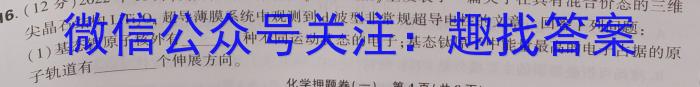 河南省2024-2023学年中原名校中考联盟测评（一）化学