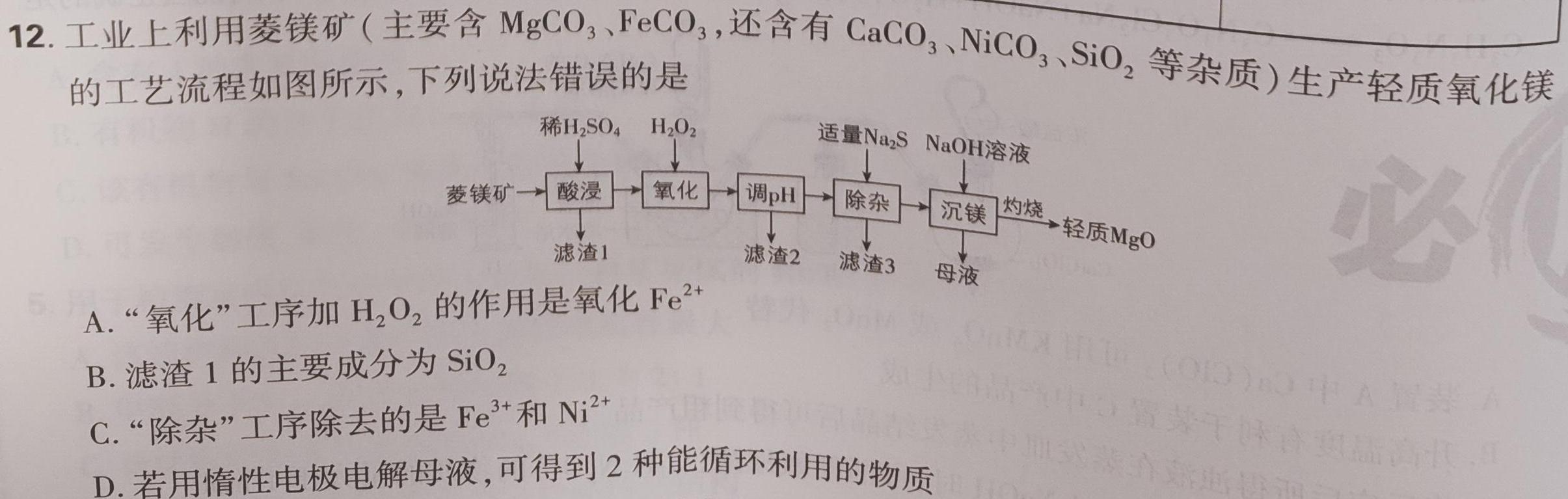河南省洛阳市2023年义务教育质量监测（八年级）化学