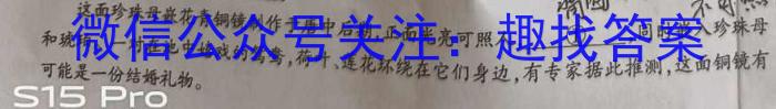 2023届衡水金卷先享题·临考预测卷 新高考A语文