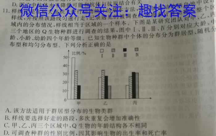 玉田县2022-2023学年第二学期高一期中考试生物