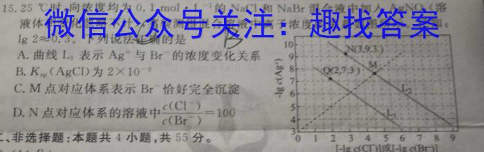 2023届衡水金卷先享题压轴卷(二)湖北专版化学