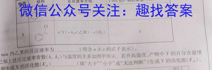 山西省实验中学2024-2023学年第二学期期中质量监测（卷）化学