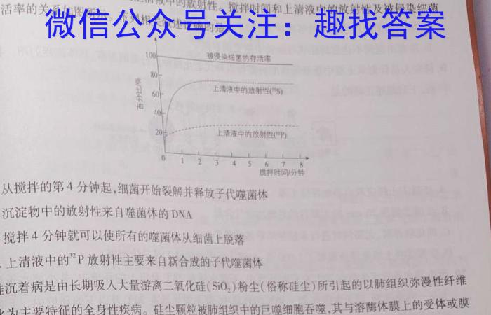 2023年安徽省名校联盟高三4月联考生物